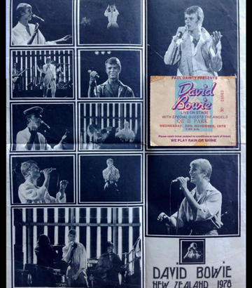 david bowie nz tour 1978