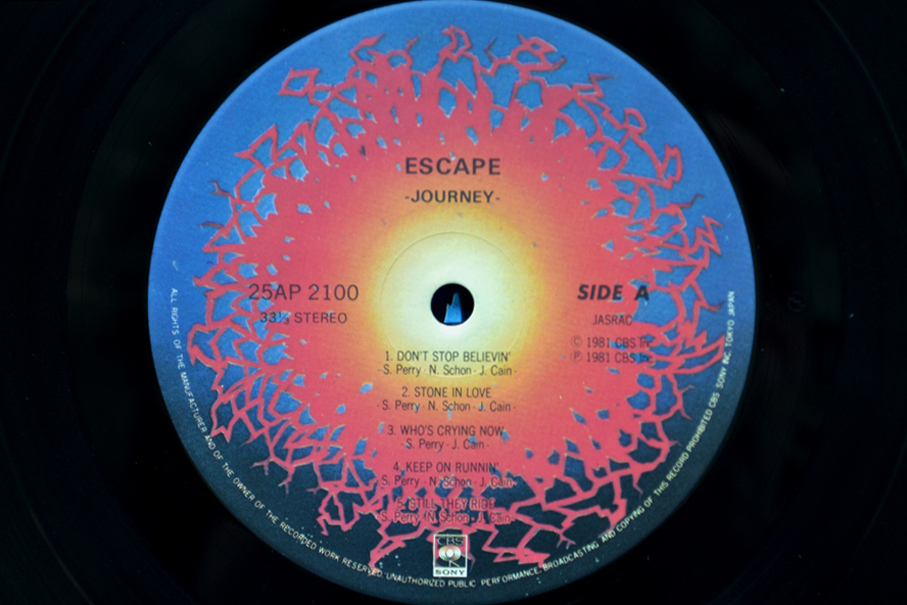 journey escape original vinyl